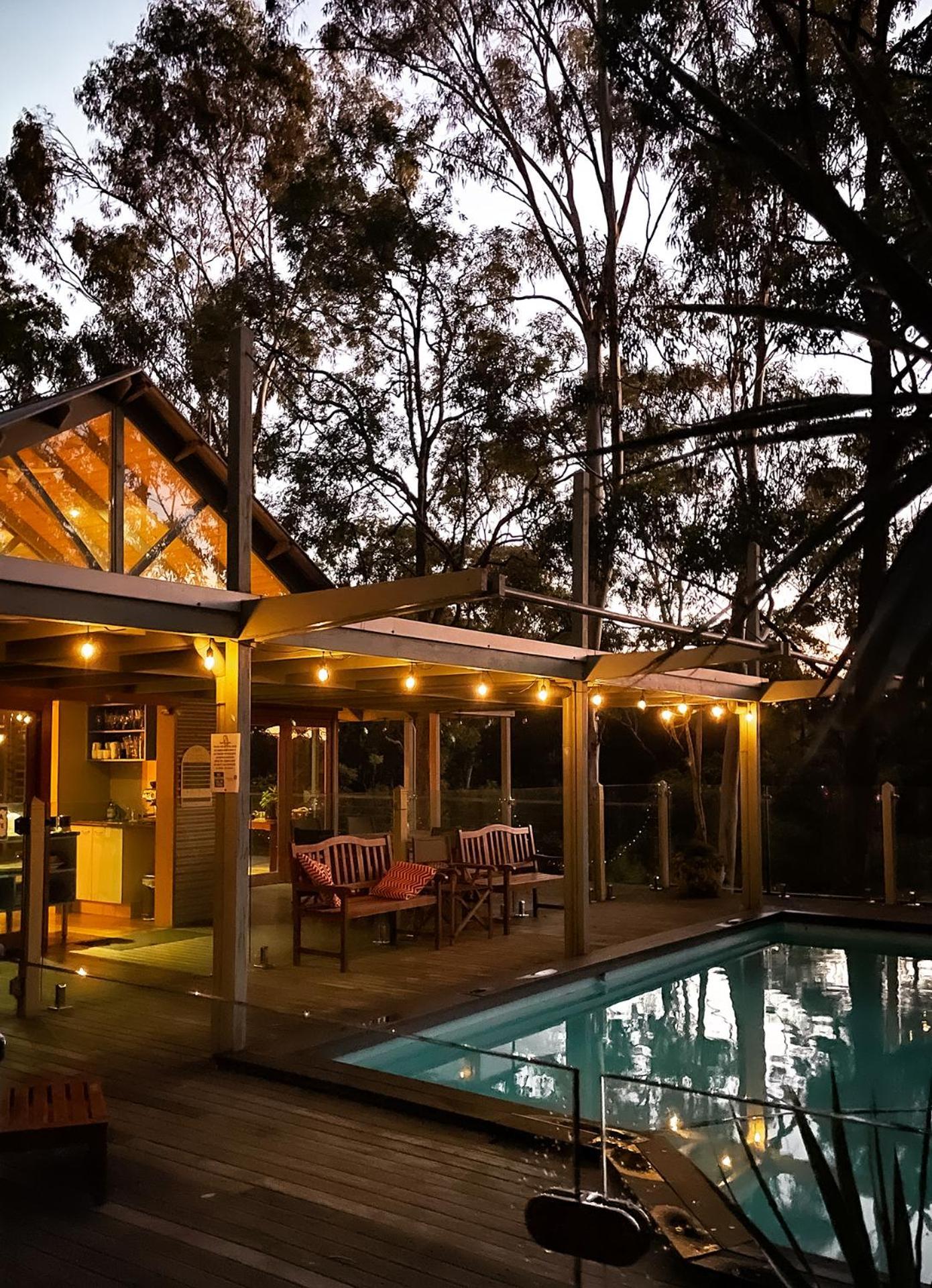 Bombah Point Eco Cottages Bulahdelah Exterior photo